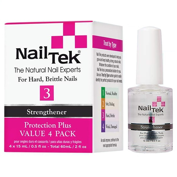 Nail Tek 3 Strengthener (Maintenance Plus) for dry, brittle nails  *4 pack*    35% off